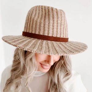Knitted Fedora Hat brand new never worn